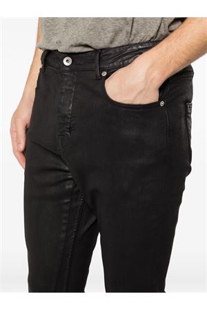 Black denim cotton detroit-cut jeans RICK OWENS DRKSHDW | DU01F4366SDBK09